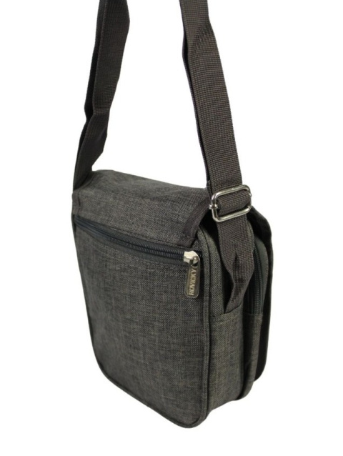 Torba Męska Materiałowa ROVICKY Pionowa Z Klapką R-6524 23 x 18 x 10 [cm]