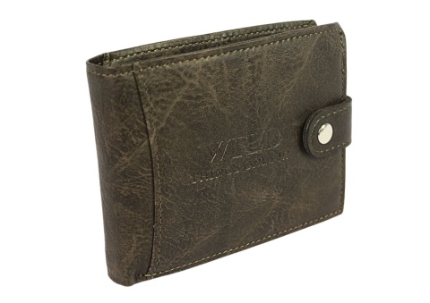 Portfel Męski WILD e-skóra Duży Poziomy Z Zapięciem WI1142-1 12,5 x 9,5 x 2 [cm]