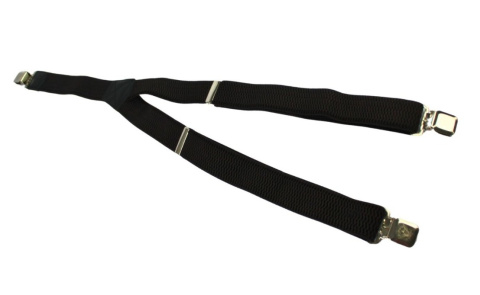 Szelki Do Spodni Polska Galanteria (PL) Z Materiału Regulowane Pojedyncze Typ Y CZEKOLADOWE