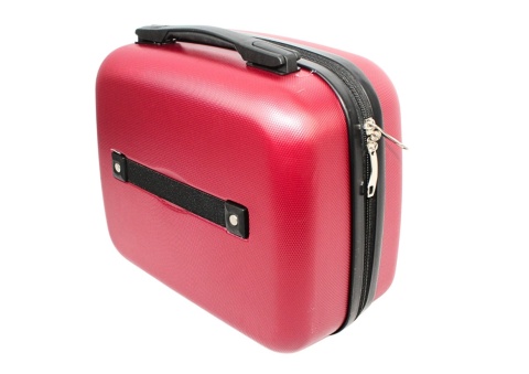 Mały Ekskluzywny Kuferek PolskaGalanteria.pl HC520 MALINOWY 30x23x16 11 Litrów