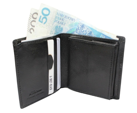 Praktyczny Portfel Uniwersalny ALBATROSS Skóra Licowa KOMIN A-3827 10 x 9 x 2 [cm]