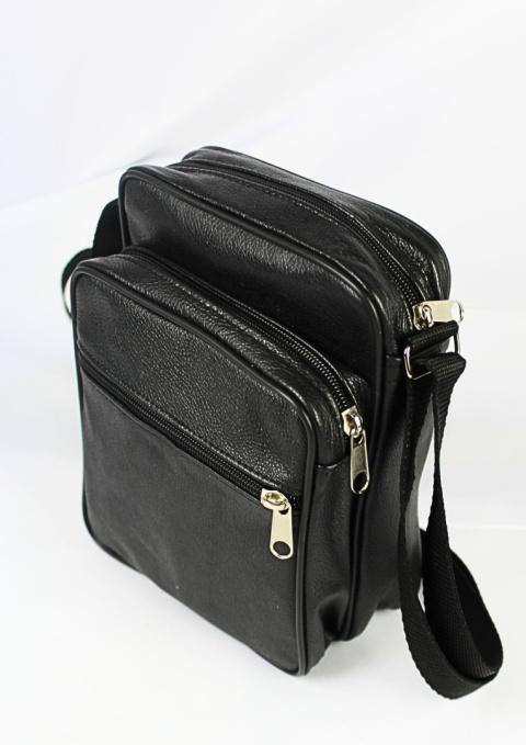 Torba męska skórzana PolskaGalanteria (PL) Pionowa Skóra Naturalna KASKADA DeLuxe 22 x 18 x 8 [cm]