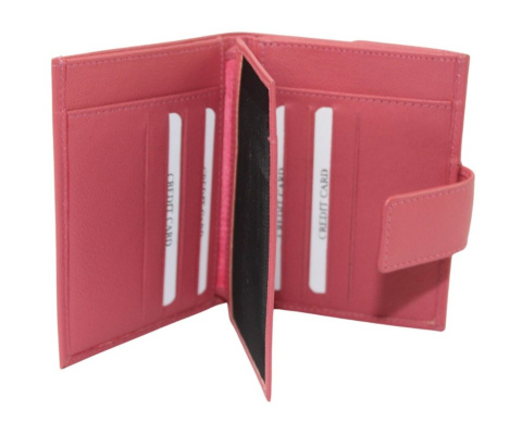 Portfel Damski Skórzany PolskaGalanteria.pl Skóra Licowa SL-1574 14 x 11 x 4 [cm]