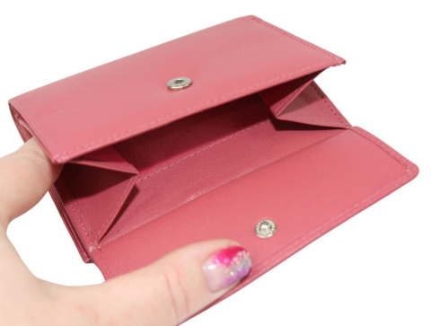 Portfel Damski Skórzany PolskaGalanteria.pl Skóra Licowa SL-1574 14 x 11 x 4 [cm]