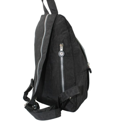 Praktyczny Plecak Materiałowy Kresz Wodoodporny BAG STREET 2257 CZARNY 35 x 21 x 12 [cm]