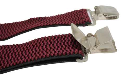 Szelki Do Spodni Polska Galanteria (PL) Z Materiału Regulowane Podwójne Typ X FIOLETOWE