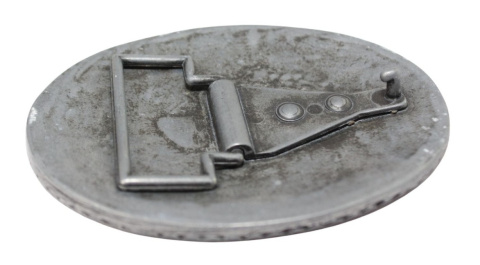 Klamra Bezniklowa Do Paska Sprzączka Pełna Blaszka Z Bolczykiem 40 mm Metalowa Solidna KBOL40/84 "WZÓR ANTYCZNY"