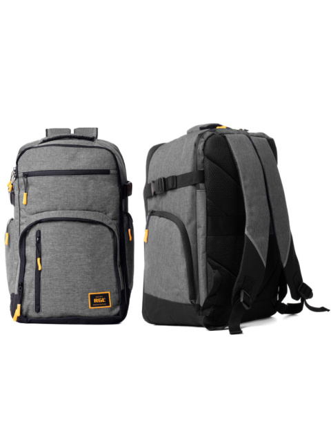 Wytrzymały Plecak Podróżny RGL PL01 GRAFITOWY 40 x 30 x 20 [cm] 24 Litry do samolotu WIZZAIR