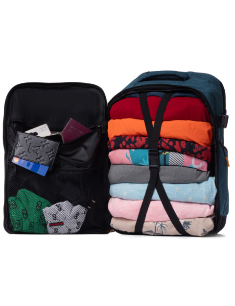 Wytrzymały Plecak Podróżny RGL PL01 SZARY 40 x 30 x 20 [cm] 24 Litry do samolotu WIZZAIR