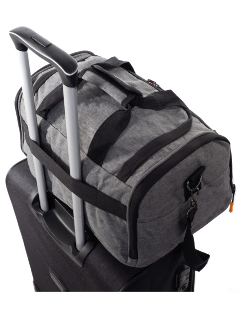 Pojemna Torba Podróżna RGL Samolotowy Bagaż Podręczny PL02 CZARNA 40 x 20 x 25 [cm]