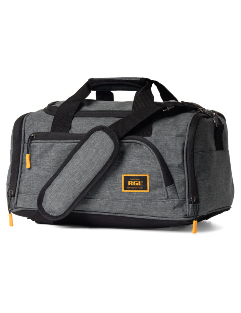 Pojemna Torba Podróżna RGL Samolotowy Bagaż Podręczny PL02 CZARNA 40 x 20 x 25 [cm]