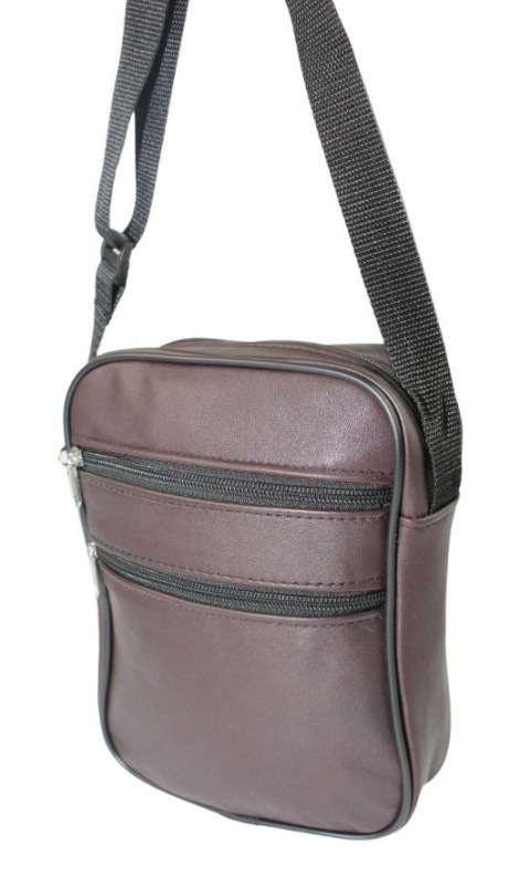 Skórzana Torba Męska JAKUB Skóra Naturalna Antoszczyk (PL) CZEKOLADOWY 21 x 17 x 5 [cm]