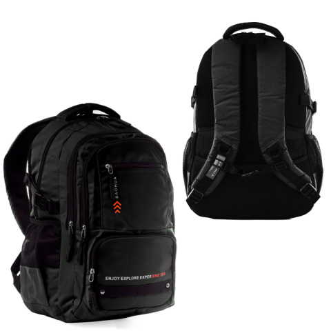 Wytrzymały Plecak Podróżny RGL PL07 GRAFITOWY 45 x 35 x 15 [cm]