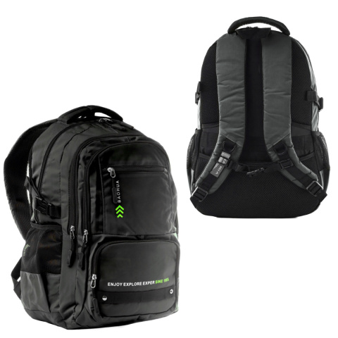 Wytrzymały Plecak Podróżny RGL PL07 GRAFITOWY 45 x 35 x 15 [cm]