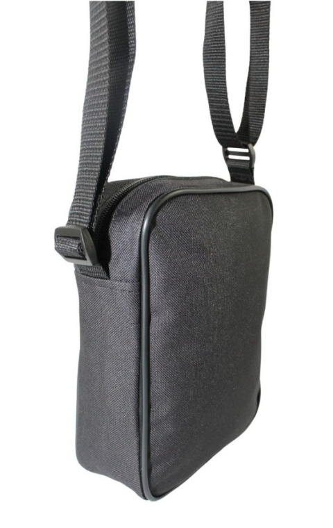 Torba Męska Średnia Pionowa Materiał Czarna Antoszczyk (PL) 21 x 17 x 5 [cm]