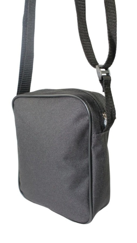 Torba Męska Średnia Pionowa Materiał Czarna Antoszczyk (PL) 21 x 17 x 5 [cm]