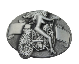 Klamra Do Paska Sprzączka Pełna Blaszka Z Bolczykiem 40 mm Metalowa Solidna KBOL40/89 Kobieta Na Motocyklu