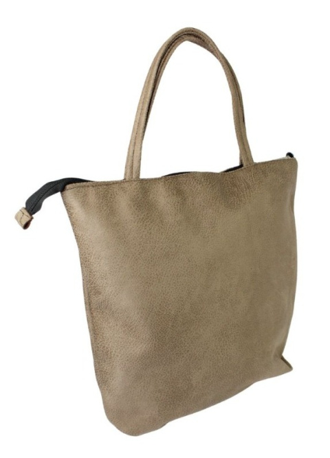 Torebka Na Zakupy Antoszczyk (PL) MARTA Ze Skóry Naturalnej Model Duży 41 x 38 x 8 [cm] CAPPUCINO