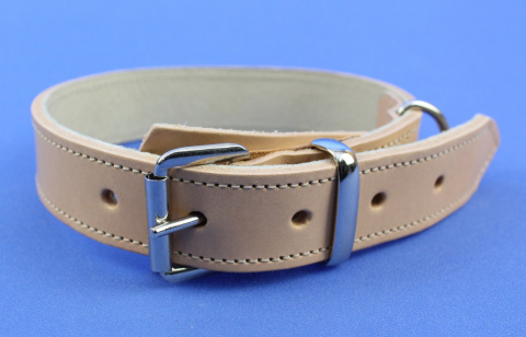 Solidna Obroża Dla Psa Jucht Skóra  Naturalna 35 mm 44-54 [cm] WIREX (PL)