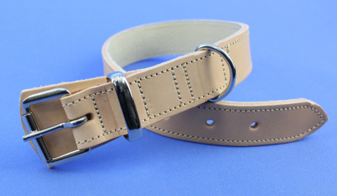 Solidna Obroża Dla Psa Jucht Skóra  Naturalna 35 mm 44-54 [cm] WIREX (PL)