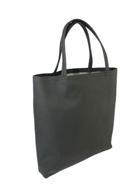 Torebka Na Zakupy Antoszczyk (PL) MARTA Ze Skóry Włoskiej Model Średni 36 x 37 x 8 [cm] CZARNY Matowy