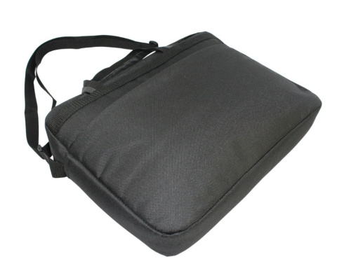 Materiałowa Pozioma Torba Męska Antoszczyk (PL) CZARNA 39 x 28 x 7 [cm]