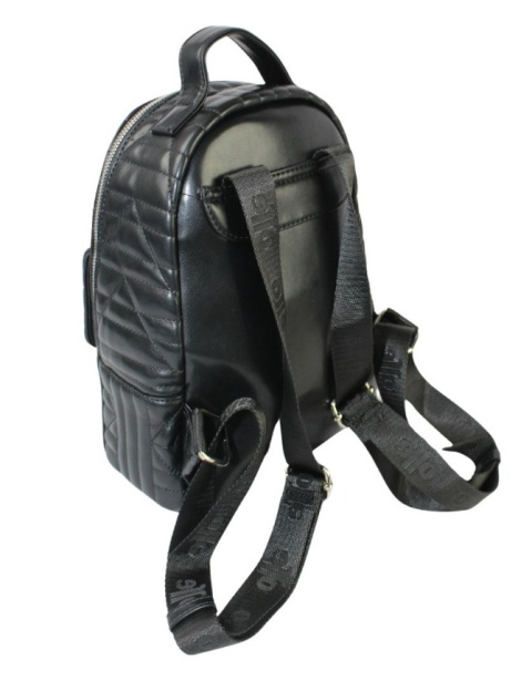 Pikowany Plecaczek Damski Czarny JENIFER JONES 3143 30 x 25 x 26 [cm]