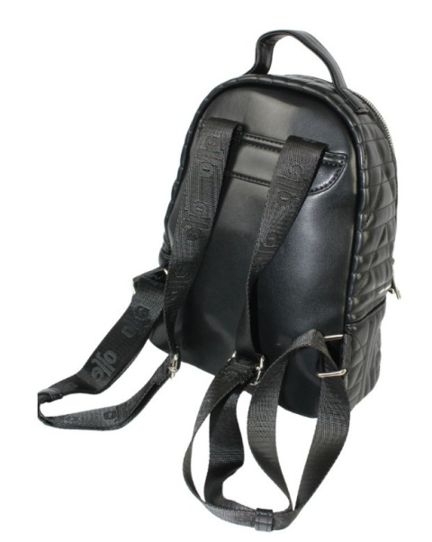 Pikowany Plecaczek Damski Czarny JENIFER JONES 3143 30 x 25 x 26 [cm]