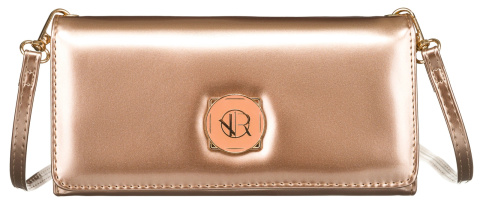 Portfel Damski Rovicky (PL) Skóra Włoska Poziomy z Funkcją Torebki R-MW-01-6052 ZŁOTY 21 x 11 x 4 [cm]