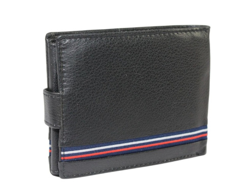 Portfel Męski Skórzany WILD Skóra Licowa Duży Poziomy Z Zapięciem RFID N992L 12,5 x 9,5 x 2 [cm]