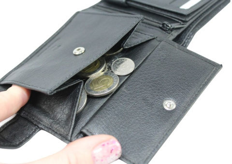 Portfel Męski Skórzany WILD Skóra Licowa Duży Poziomy Z Zapięciem RFID N992L 12,5 x 9,5 x 2 [cm]