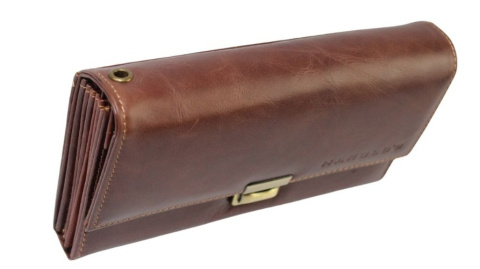 Portfel Skórzany Kelnerski HAROLD'S Skóra Licowa Duży Z Klapką 5291 18 x 10 x 4 [cm]