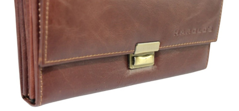 Portfel Skórzany Kelnerski HAROLD'S Skóra Licowa Duży Z Klapką 5291 18 x 10 x 4 [cm]