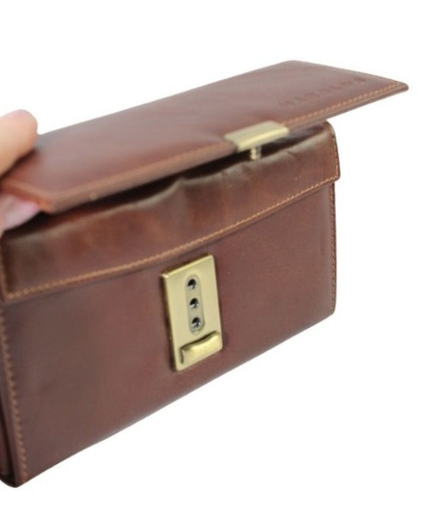 Portfel Skórzany Kelnerski HAROLD'S Skóra Licowa Duży Z Klapką 5291 18 x 10 x 4 [cm]