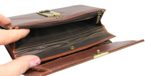 Portfel Skórzany Kelnerski HAROLD'S Skóra Licowa Duży Z Klapką 5291 18 x 10 x 4 [cm]