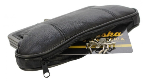 Sakiewka Uniwersalna Polska Galanteria (PL) Klamerka Skóra Naturalna  0160 17 x 10 cm