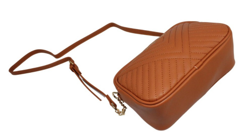 Stylowa Torebka Jennifer Jones Ze Skóry Włoskiej Ekologicznej 3134 RUDY 14 x 24 x 9 [cm]