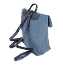 Stylowy i Elegancki Plecak Jennifer Jones JJ4567 Canvas NIEBIESKI 37  x 37 x 17 [cm]