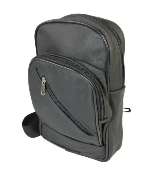 Torba Skórzana Na Ramię Nerka Barkówka Noszona Na Skos GRETOS (PL) Praktyczna I Wygodna 27 x 17 x 5 [cm]