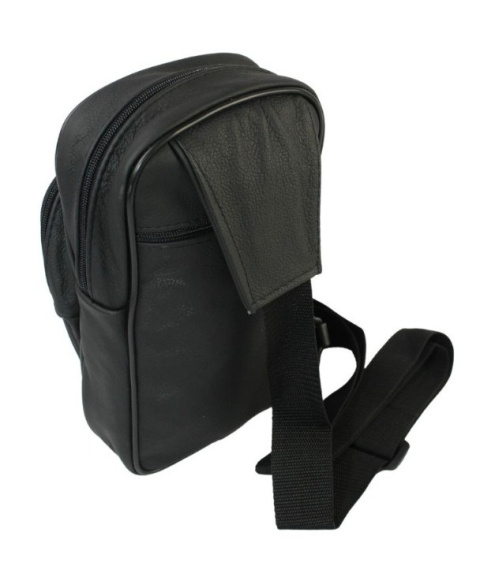 Torba Skórzana Na Ramię Nerka Barkówka Noszona Na Skos GRETOS (PL) Praktyczna I Wygodna 27 x 17 x 5 [cm]