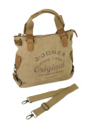 Torebka Jennifer Jones Canvas z Elementami Skórzanymi JJ4541 SŁOMIANY 40 x 31 x 14 [cm]