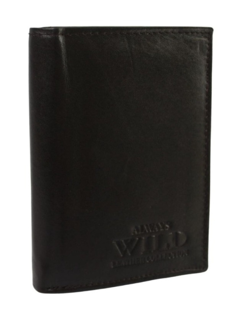 Portfel Męski Skórzany WILD Skóra Licowa Duży Pionowy Bez Zapięcia N4-P 7834 13 x 10 x 2,5 [cm]