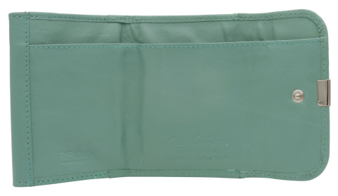 Portfelik Uniwersalny Mała Sakieweczka Skórzana Peterson MARS Skóra Naturalna RFID RD-GC02 MORSKI 10 x 7 x 2 [cm]