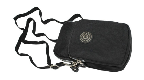 Stylowa Pozioma Torba Mała Na Ramię Bag Street NR 2248 CZARNY 20 x 12 x 4 [cm]