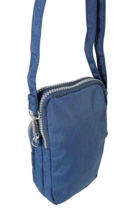 Stylowa Pozioma Torba Mała Na Ramię Bag Street NR 2248 GRANATOWY 20 x 12 x 4 [cm]