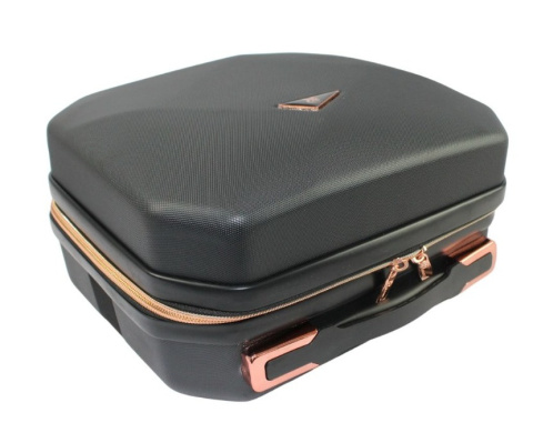 Ekskluzywny Kuferek Średni ROGOWSKI BALI 820 CZARNY 34 x 33 x 18 11 Litrów