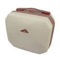Ekskluzywny Kuferek Mały ROGOWSKI BALI 820 KREMOWY 31 x 31 x 19 11 Litrów