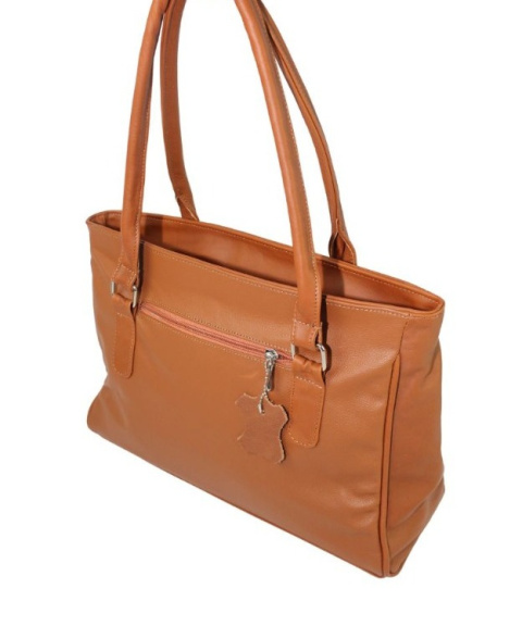 Elegancka I Praktyczna Torebka Skórzana MAGRE (PL) SONIA Skóra Naturalna RUDY