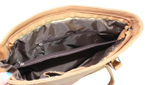 Elegancka I Praktyczna Torebka Skórzana MAGRE (PL) SONIA Skóra Naturalna RUDY