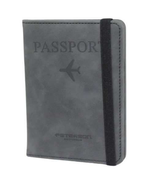 Etui Na Paszport Peterson (PL) Skóra Włoska Duże Dwie Części PTN-01 6485 15 x 11 x 1 [cm]